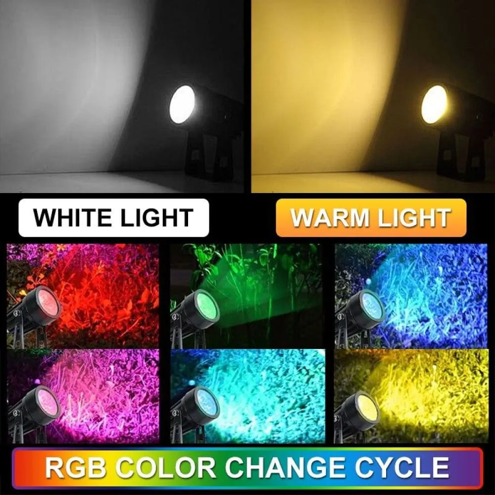 1 to 4 Rgb Outdoor Solar Landscape Light Led Ip65 Waterproof Solar Lamp