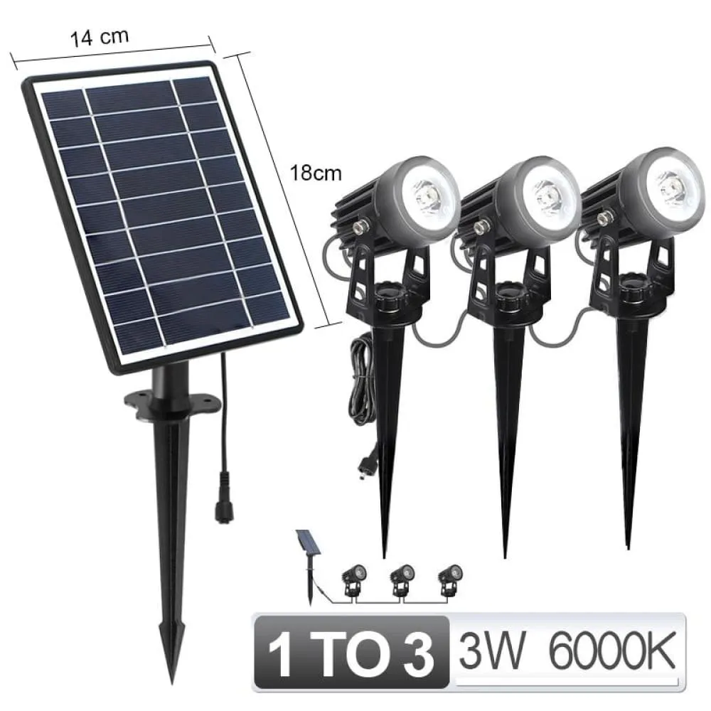 1 to 4 Rgb Outdoor Solar Landscape Light Led Ip65 Waterproof Solar Lamp