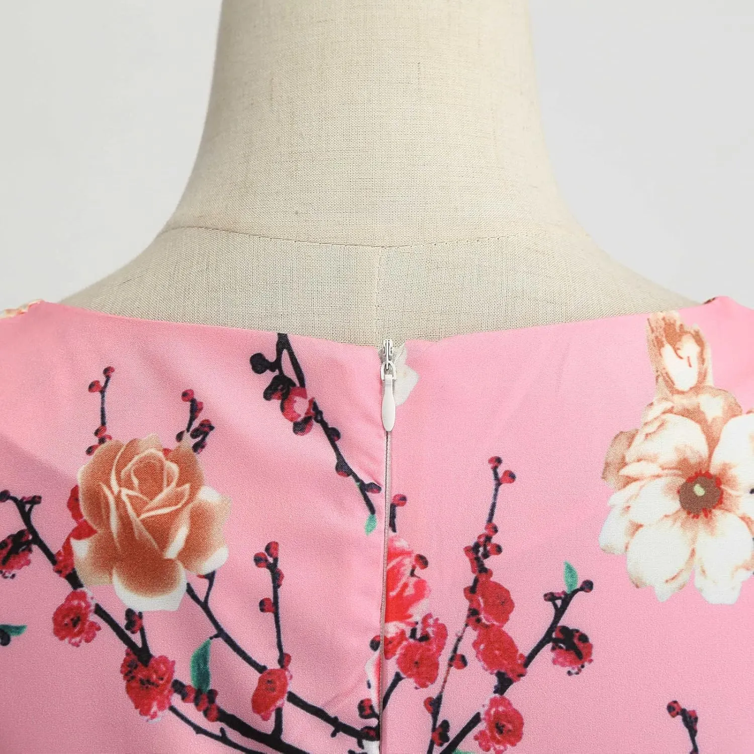 1950s Dresses for Women Vintage 2024 Graphic Cap Sleeve Swing A-Line Midi Dresses Rockabilly Garden Party Dress