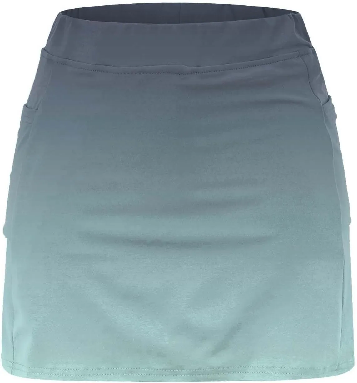 aihihe Blue Golf Skirts for Women Pleated Skorts for Women with Pockets Plus Size Shorts for Curvy Women
