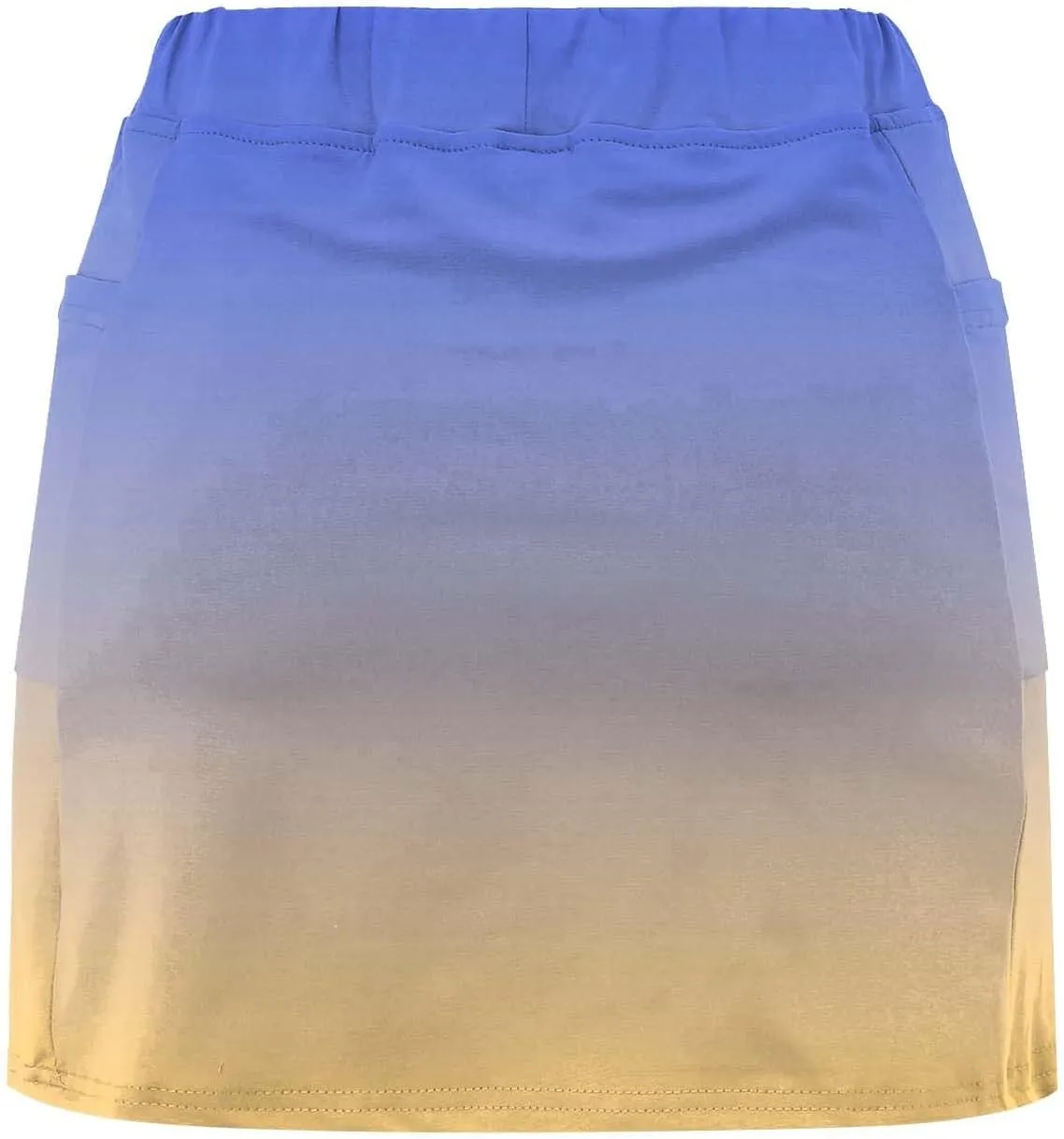 aihihe Blue Golf Skirts for Women Pleated Skorts for Women with Pockets Plus Size Shorts for Curvy Women