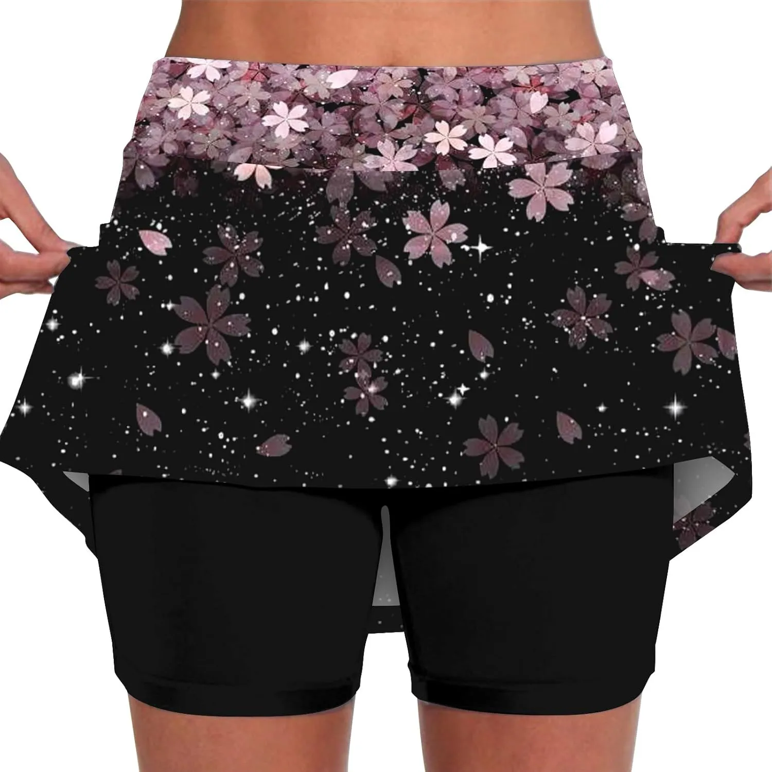 aihihe Golf Skirts for Women 18 inch Black Skirt for Women Mini Womens Shorts Plus Size 18-20