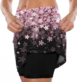 aihihe Golf Skirts for Women 18 inch Black Skirt for Women Mini Womens Shorts Plus Size 18-20