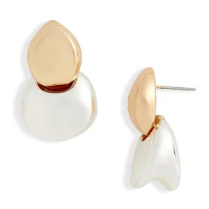 Arlo Drop Earrings (Two-Tone)