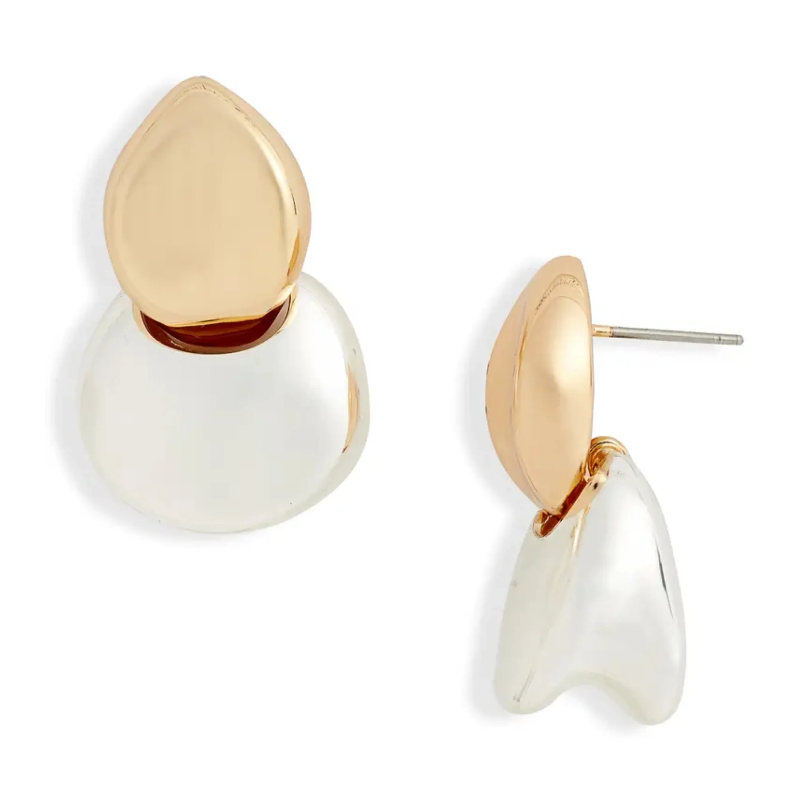 Arlo Drop Earrings (Two-Tone)