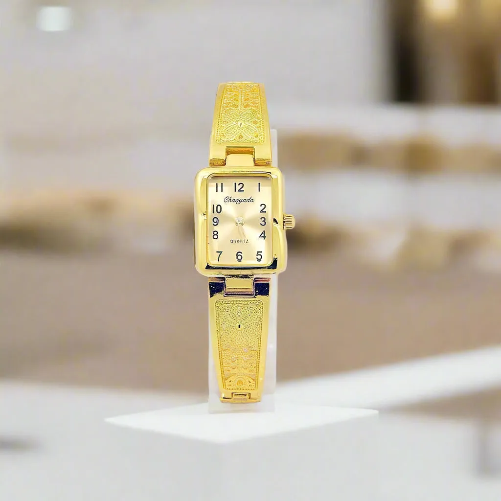 Art Deco Filigree Antique Style Ladies Watch Silver or Gold For Woman Birthday Holiday Gift