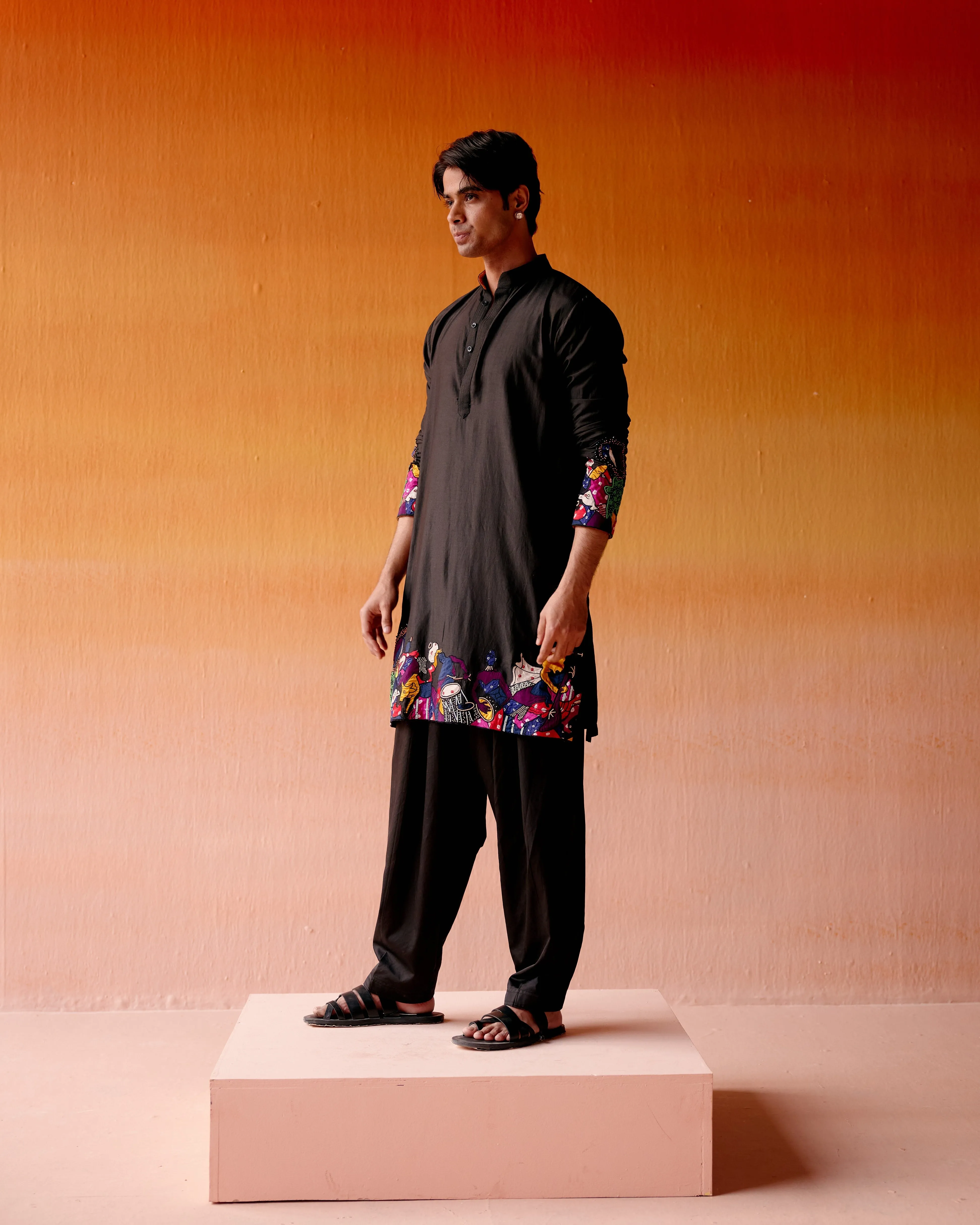 ART DECO KURTA WITH SALWAR