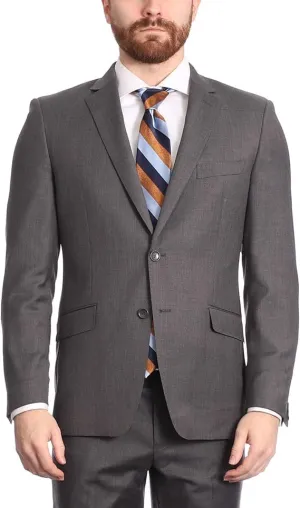 Arthur Black Mazara Classic Fit Two Button 100% Wool Wrinkle Resistant Suit