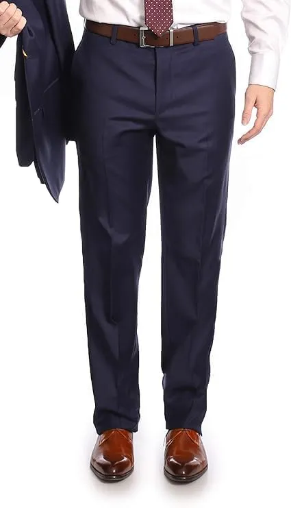 Arthur Black Mazara Classic Fit Two Button 100% Wool Wrinkle Resistant Suit