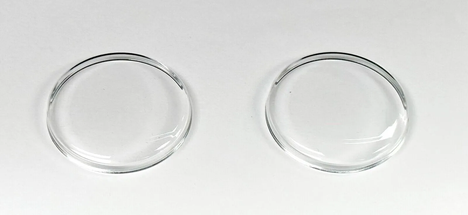 Assortment Watch Crystals, 250pcs Plastic Glasses, Low Dome 36.2mm to 41.0mm