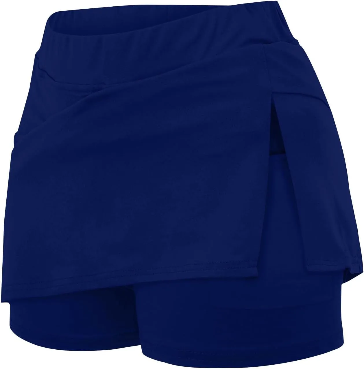 Athletic Skorts for Women Hight Waist Summer Workout Skirts Soft Side Split Tennis Yoga Skinny Shorts with Pockets
