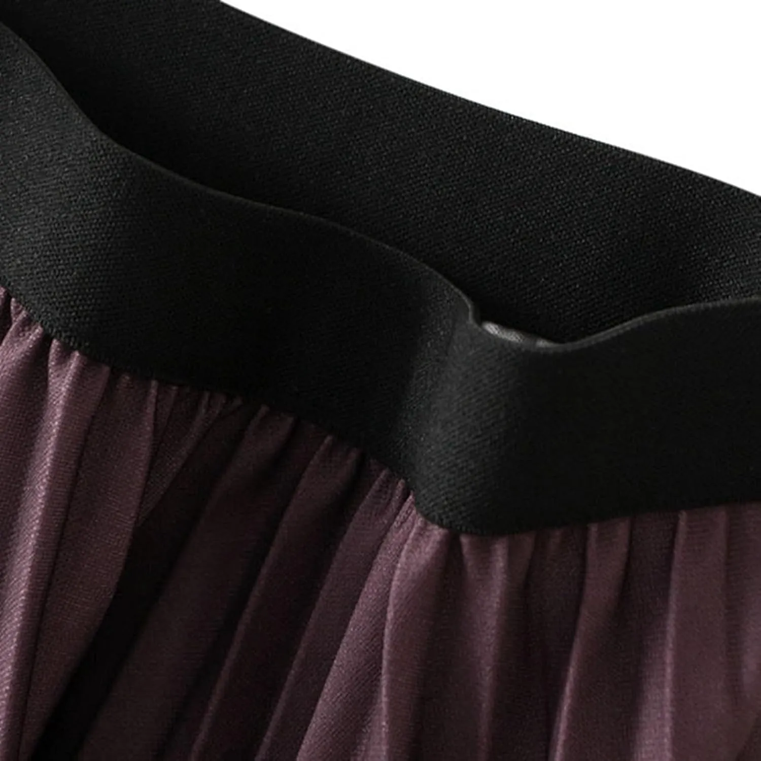 Black Skirt for Women Women's High Waisted Slim Gradient Pleated A Line Skirt Fashion Polka Dot Print Midi Skirt