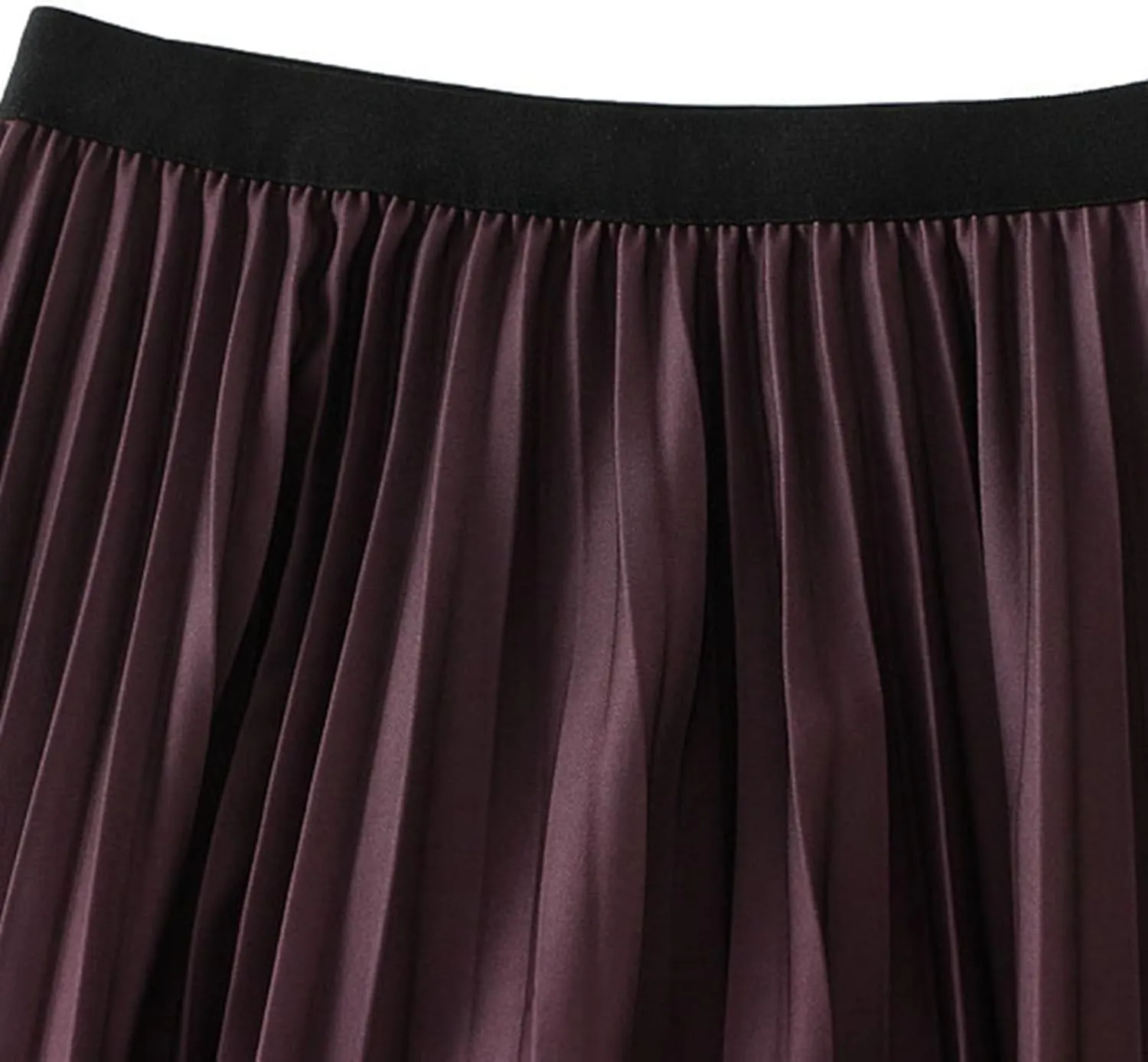 Black Skirt for Women Women's High Waisted Slim Gradient Pleated A Line Skirt Fashion Polka Dot Print Midi Skirt
