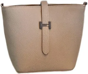 Bucket Bag Genuine Cow Leather Design Cross-body Bags Women's Fashion Handbags Unique Shoulder Bags