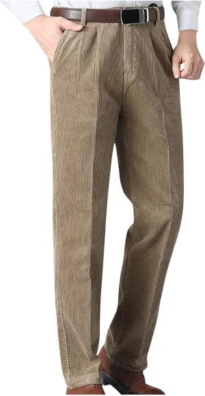 Business Casual Pants for Men Slim Fit Dress Pants Classic Straight Fit Lightweight Regular Fit Work Pants for Men