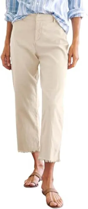 Capri Pants for Women Wide Leg Cropped Pants Casual Summer Relaxed Fit Knit Waist Cropped Pant Hiking Capris