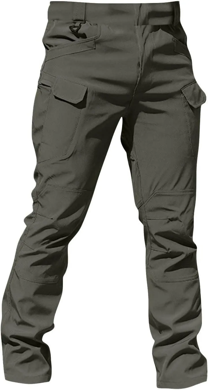 Cargo Pants for Men Baggy Outdoor Waterproof Hiking Work Pants Stretch Multi Pockets Lightweight Classic Tactical Pant