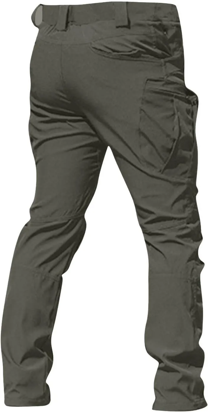 Cargo Pants for Men Baggy Outdoor Waterproof Hiking Work Pants Stretch Multi Pockets Lightweight Classic Tactical Pant