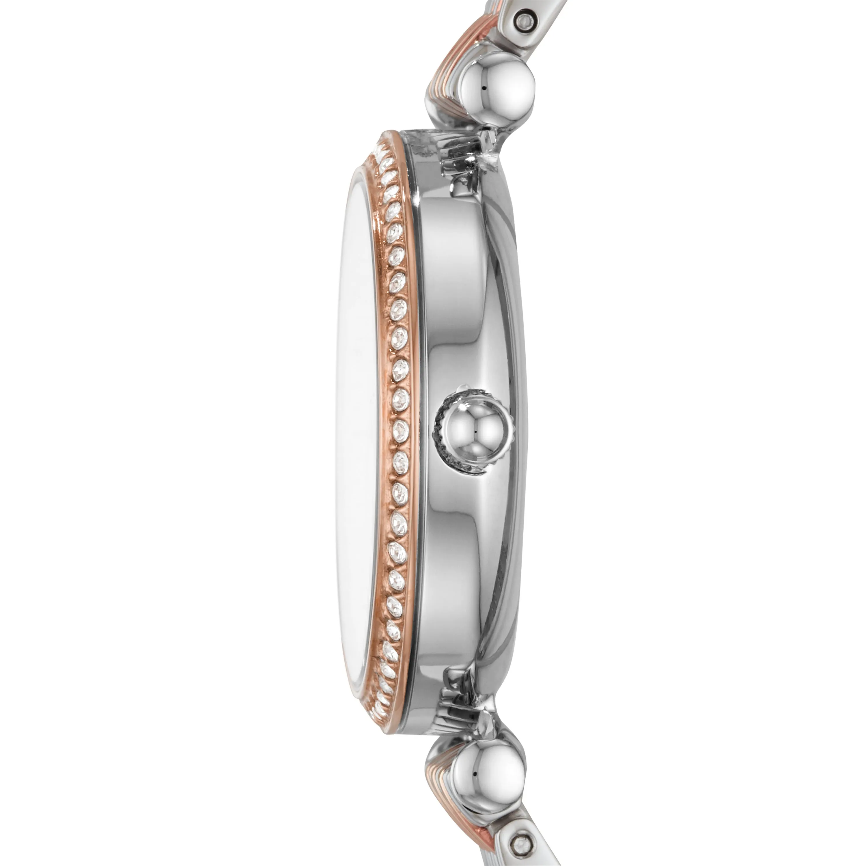 Carlie Mini Three-Hand Two-Tone Stainless Steel Watch