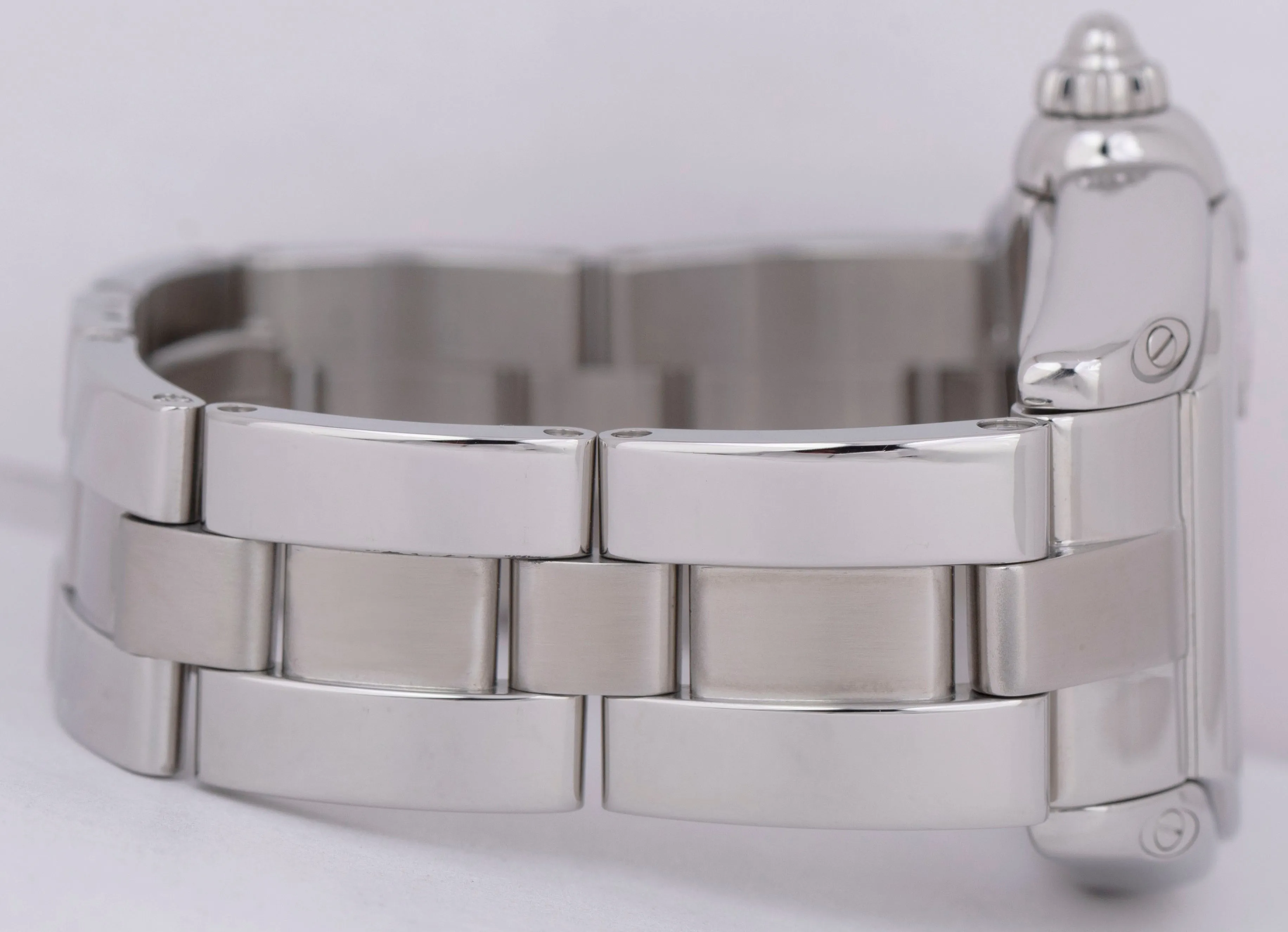 Cartier Roadster Large Silver Guilloché 37mm x 44m Automatic Steel Watch 2510
