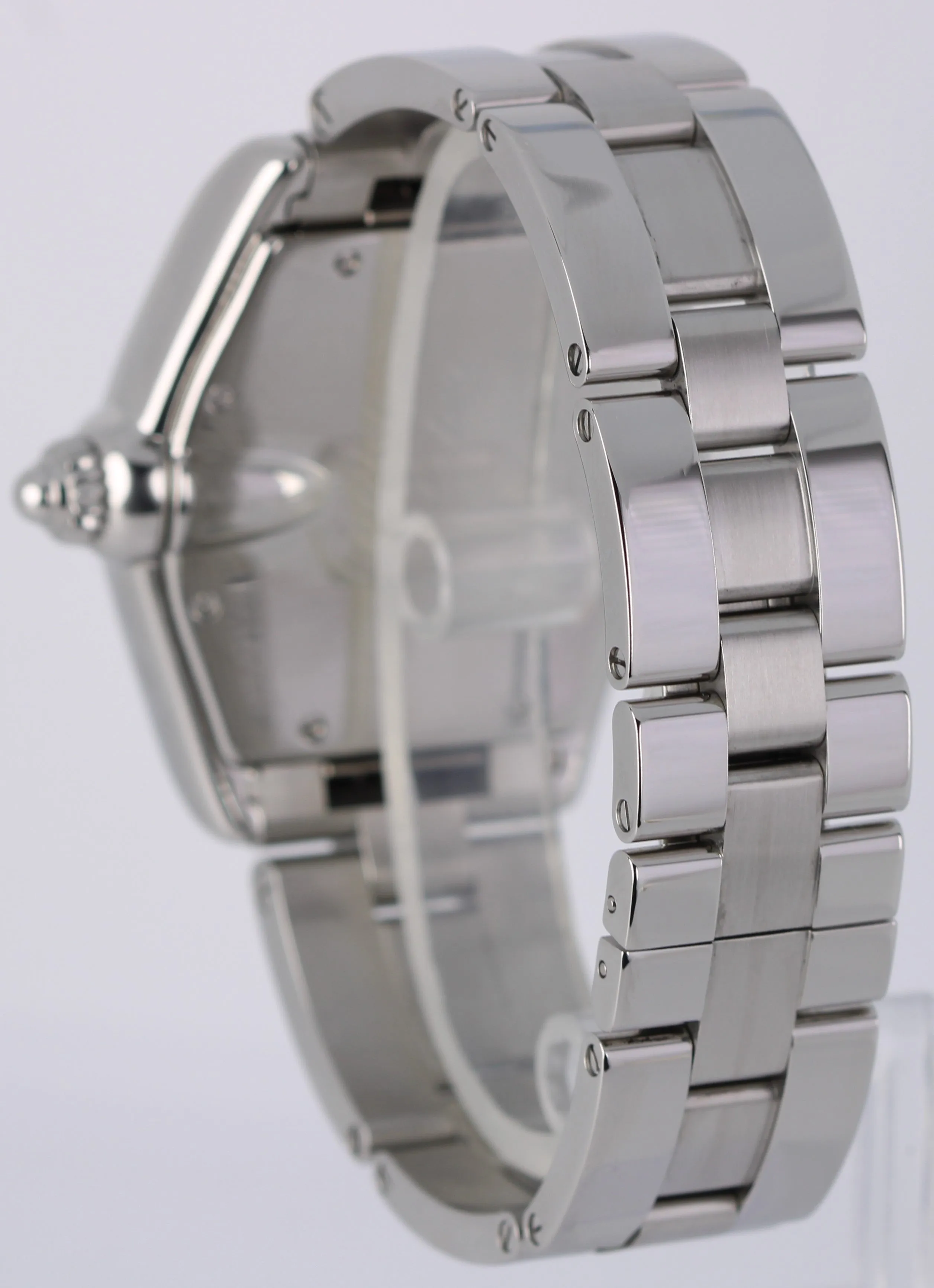 Cartier Roadster Large Stainless Steel Black Automatic 37mm x 44mm 2510 Watch