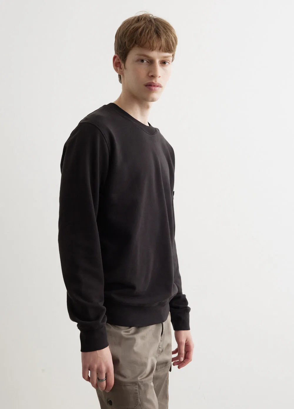 Compass Badge Crewneck Sweatshirt