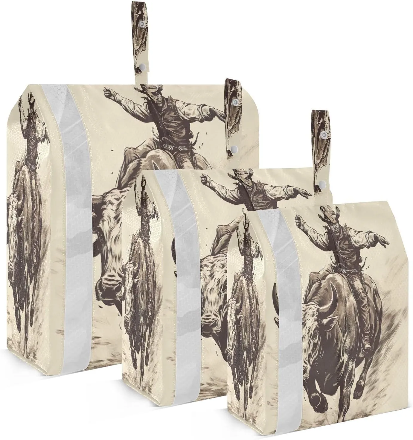 Cowboys Packing Cubes for Travel 3 Set Packing Cubes Large Luggage Bags for Vacation Clothes
