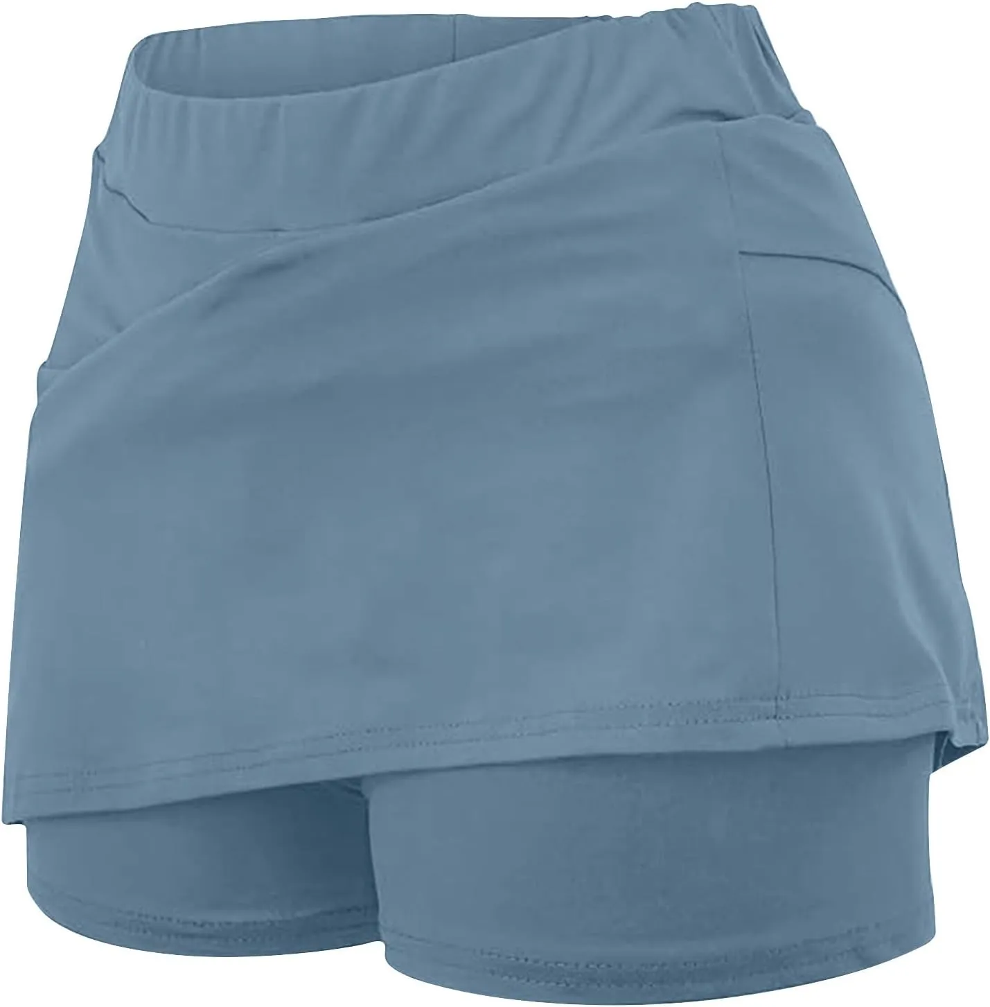 DDAPJ pyju Womens Summer Casual Skorts Plus Size Athletic Golf Tennis Skirts High Waisted Shorts Running Gym Yoga Outfits