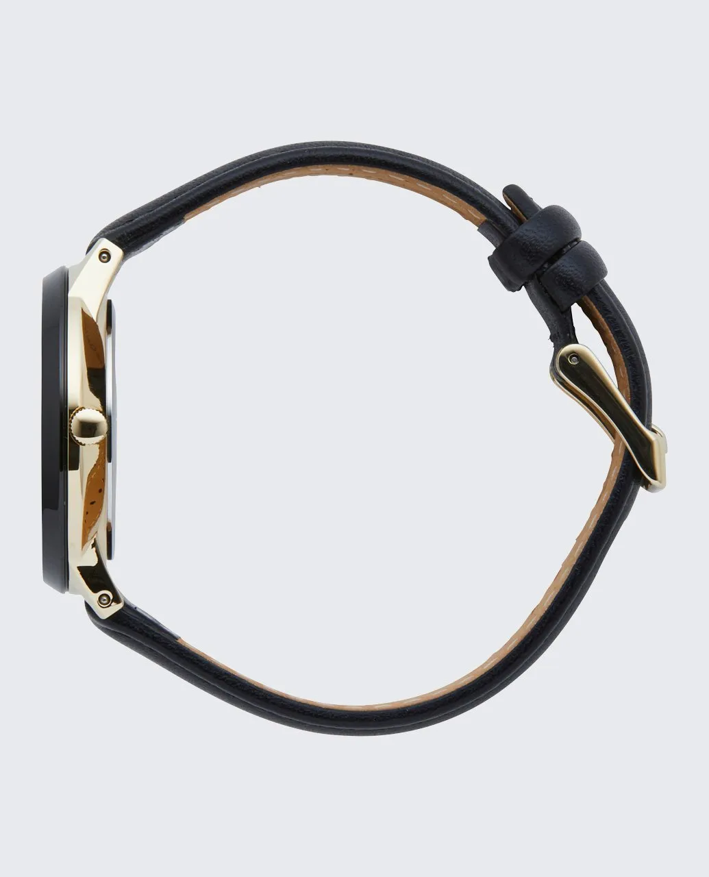 Deluxe Lola Slim Midnight Leather Watch