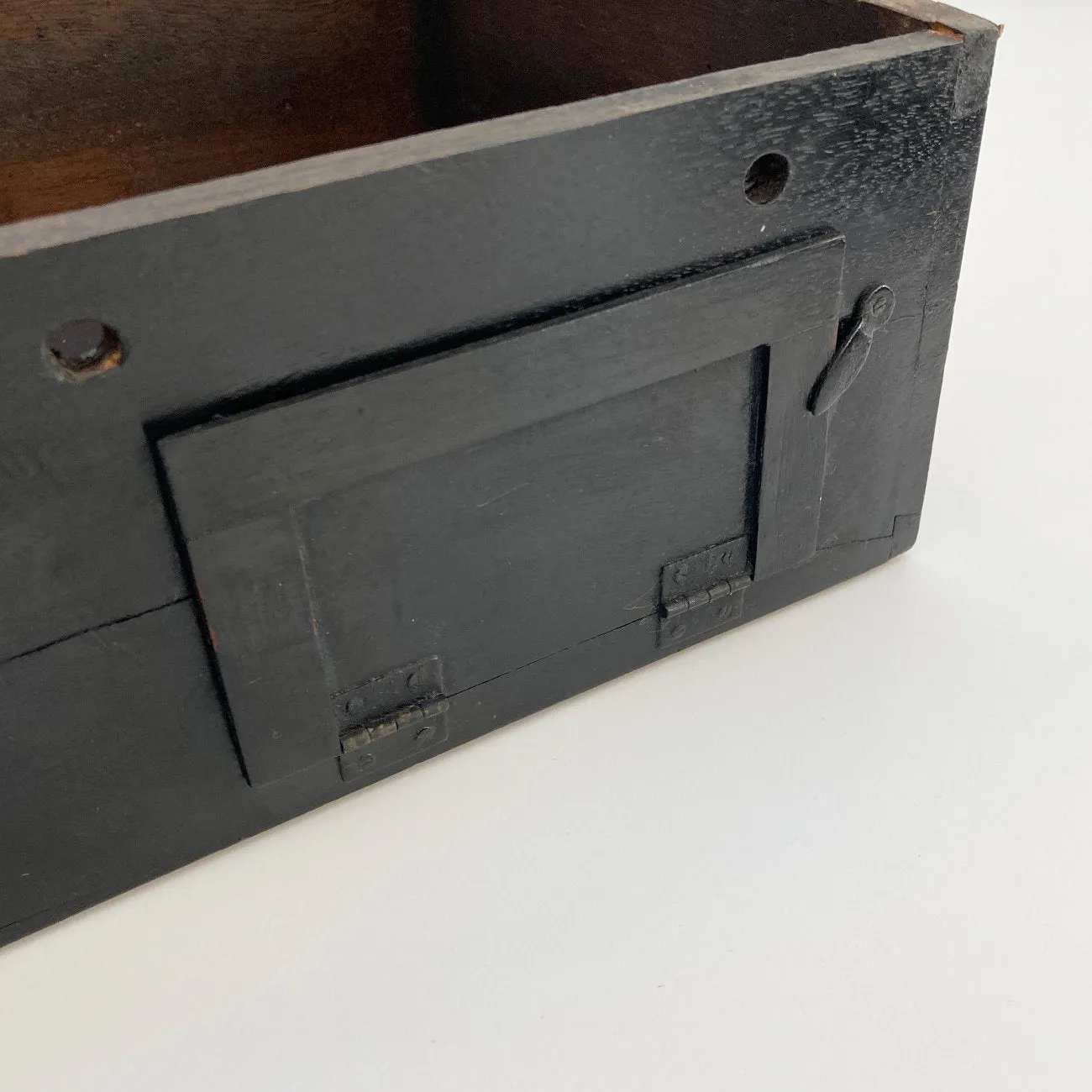 Early Twentieth Century Ebonised Fusee Wall Clock by Camerer Cuss of London