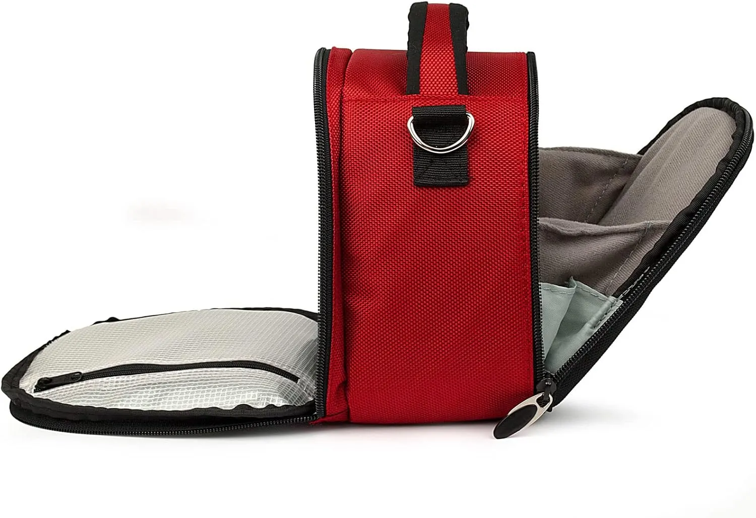 eBigValue Compact Multi Pocket Smart Camera Bag Shock Absorbing Photography Crossbody Messenger DSLR Camera Case