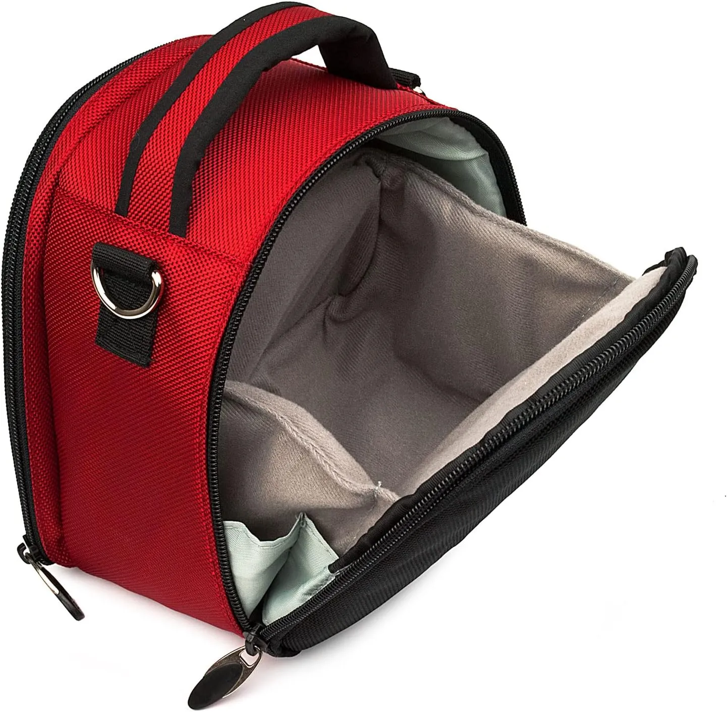 eBigValue Compact Multi Pocket Smart Camera Bag Shock Absorbing Photography Crossbody Messenger DSLR Camera Case