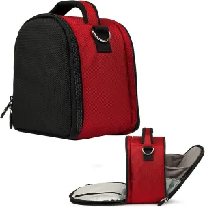 eBigValue Compact Multi Pocket Smart Camera Bag Shock Absorbing Photography Crossbody Messenger DSLR Camera Case
