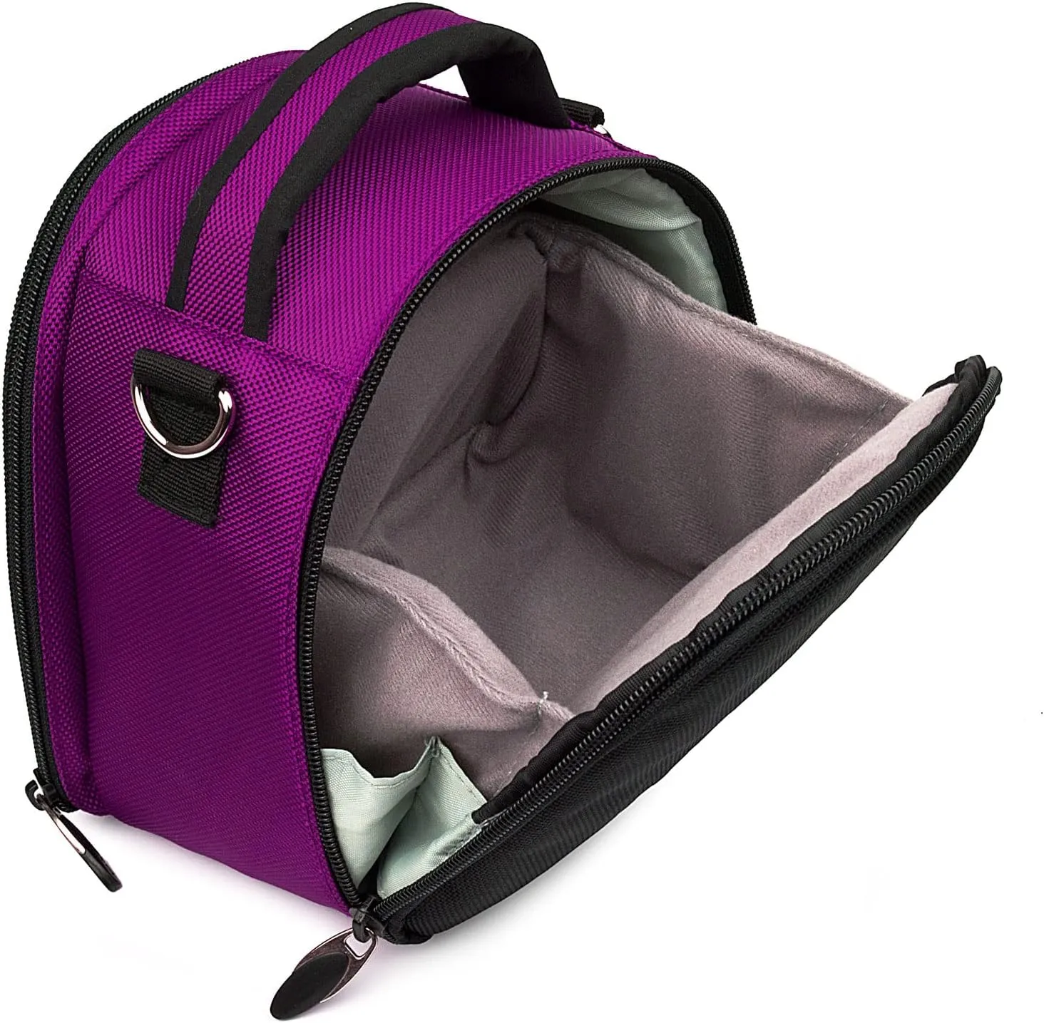 eBigValue Compact Multi Pocket Smart Camera Bag Shock Absorbing Photography Crossbody Messenger DSLR Camera Case