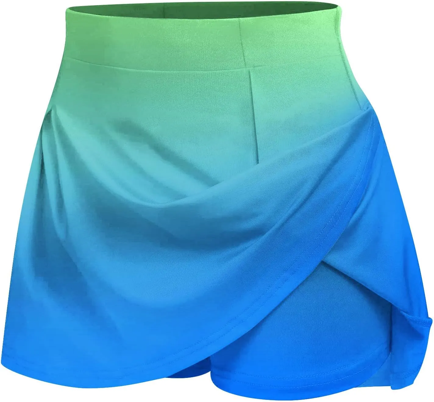 Firzero Women Sexy High Waisted Skirt Summer Printed Athletic Stretchy Tennis Skater Skirts Inner Shorts Mini Yoga Skorts