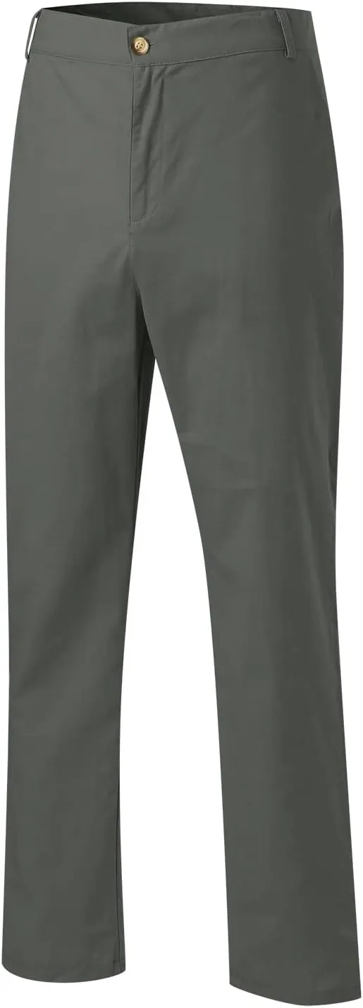 FZVYD Men's Stretch Pants Mens Casual Elastic Drawstring Cargo Pants Lightweight Relaxed Fit Cotton Workout Sweatpants 2023