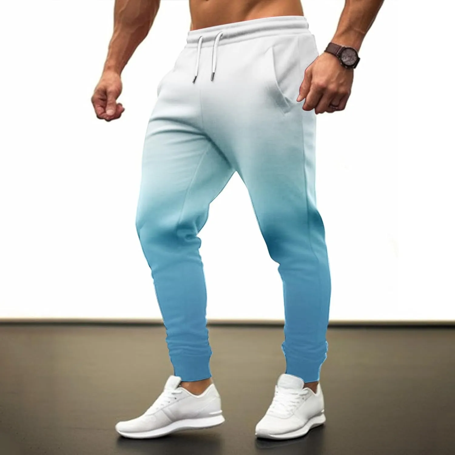 GIERIDUC Men's Linen Cotton Pants Men's Flat Front Relaxed Straight Pant Business Casual Men Chinos Black Sweatpants for Men