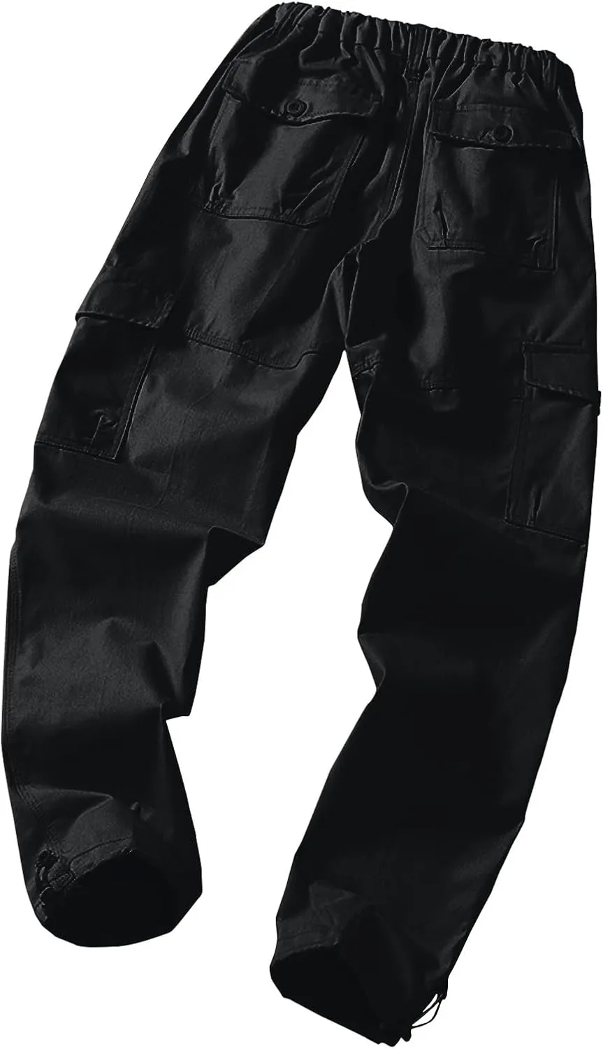 GOFULY Cargo Pants for Men Relaxed Fit Stretch Baggy Sweatpants Multi Pockets Big and Tall Pants Lightweight Trousers Fashion