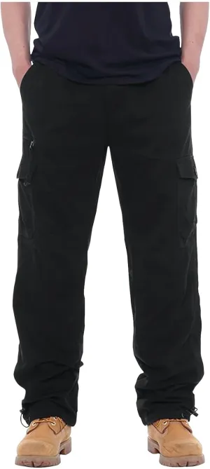 GOFULY Cargo Pants for Men Relaxed Fit Stretch Baggy Sweatpants Multi Pockets Big and Tall Pants Lightweight Trousers Fashion
