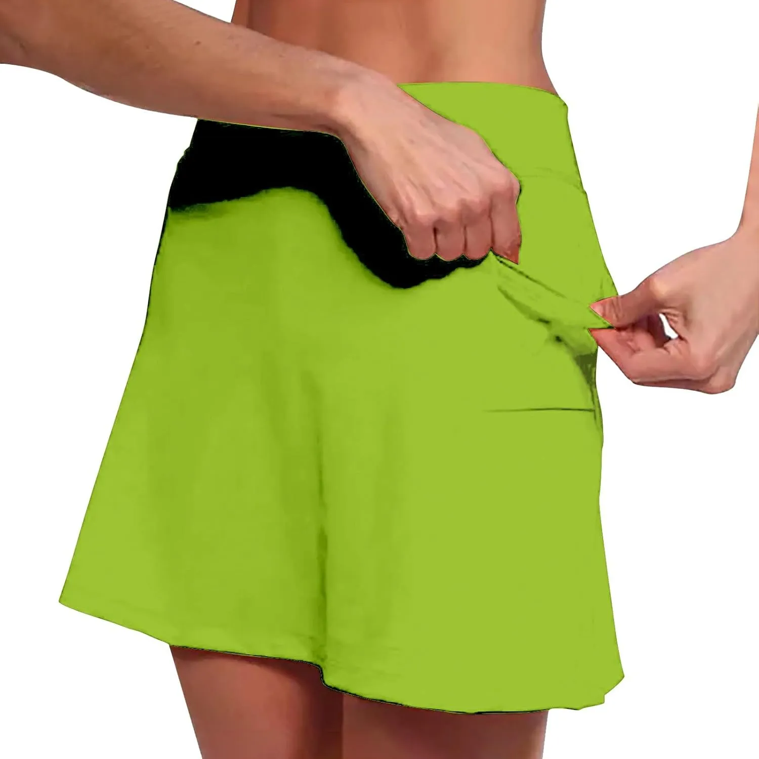 Golf Skirts for Women 18 inch Length Shorts for Women high Waisted Womens Athletic Shorts 5 inch Inseam with Pockets