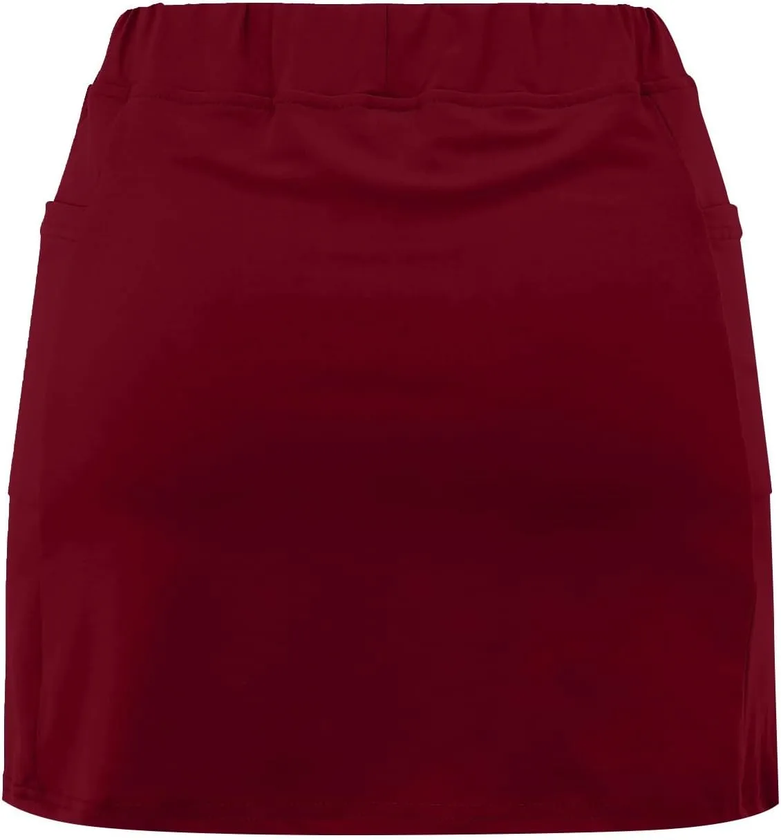 Golf Skirts for Women with Shorts Long Womens Running Shorts 5 inch Inseam no Liner Black Skirt for Women Cotton