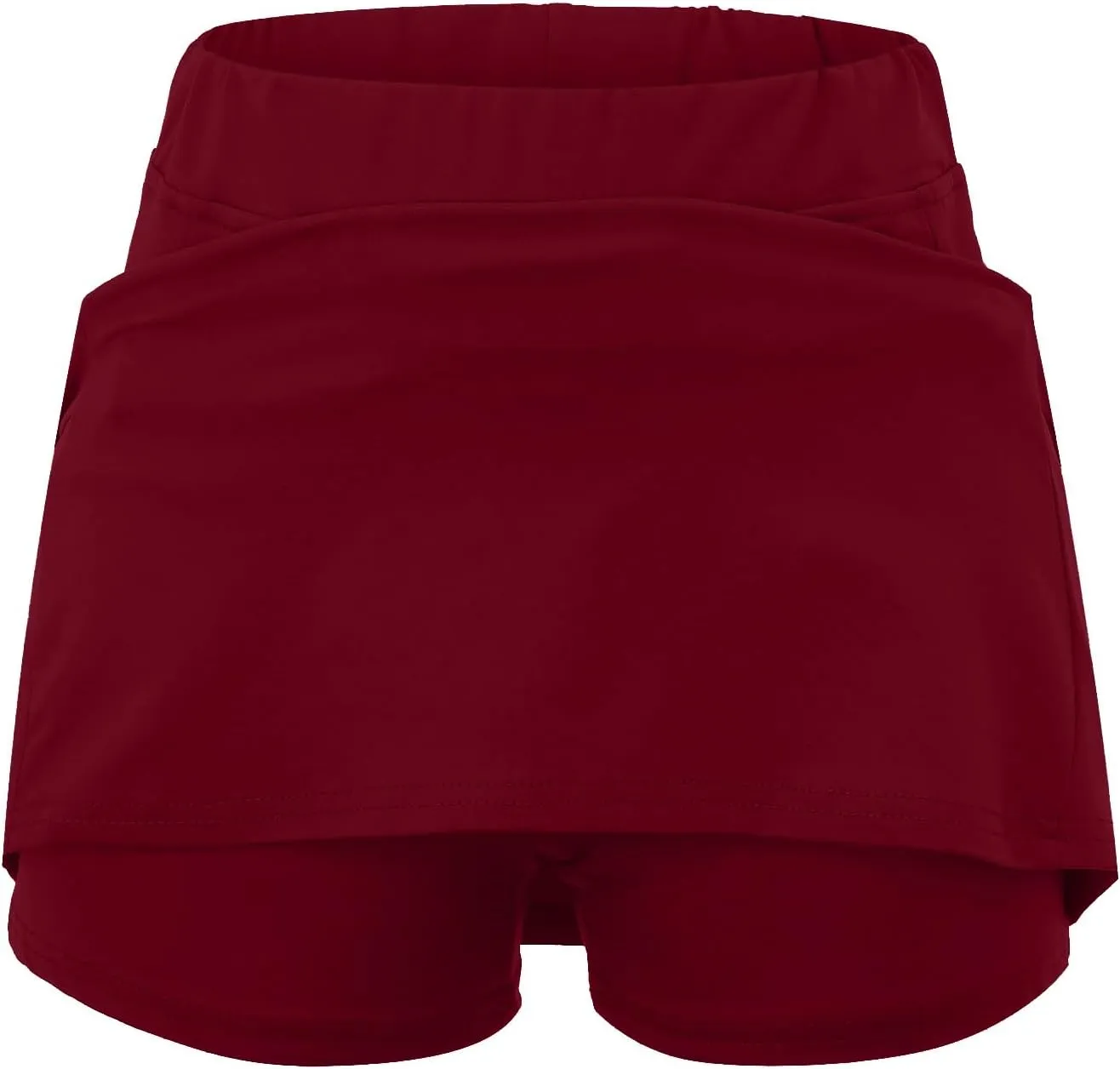 Golf Skirts for Women with Shorts Long Womens Running Shorts 5 inch Inseam no Liner Black Skirt for Women Cotton