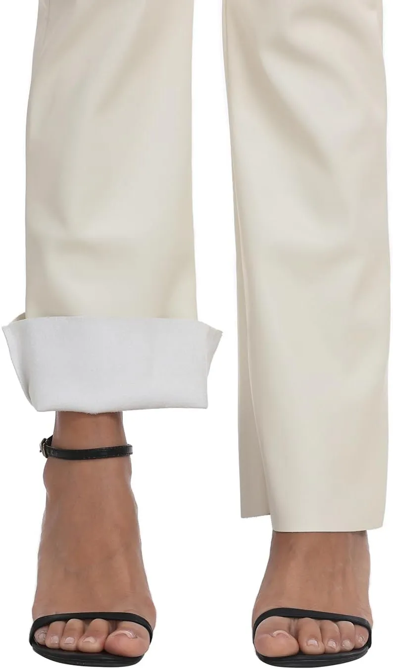 HDE Women's Faux Leather Pants High Waisted Straight Leg Trousers with Pockets