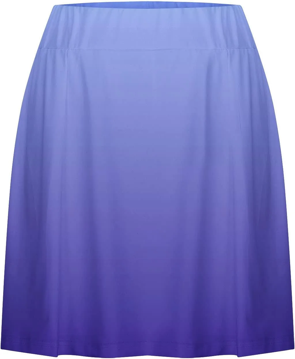 HGps8w Women High Waisted Tennis Skirts Gradient Athletic Stretchy Tummy Control Flowy Golf Skorts Skirts with Pockets Shorts
