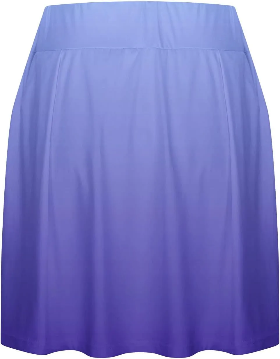 HGps8w Women High Waisted Tennis Skirts Gradient Athletic Stretchy Tummy Control Flowy Golf Skorts Skirts with Pockets Shorts