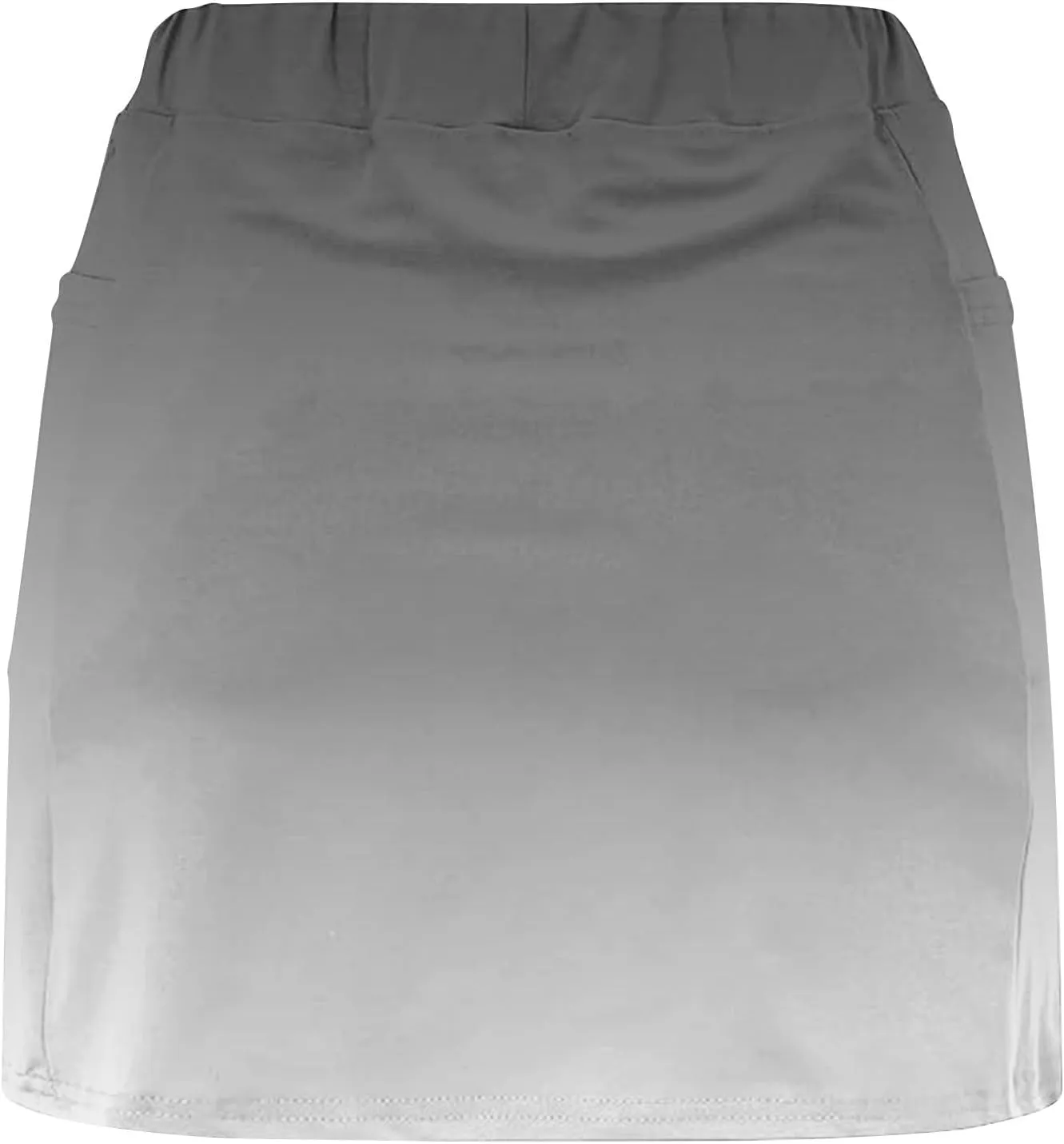 High Waisted Tennis Skirts for Women Built in Shorts, Gradient Mini Athletic Skorts Golf Sports Running Skort