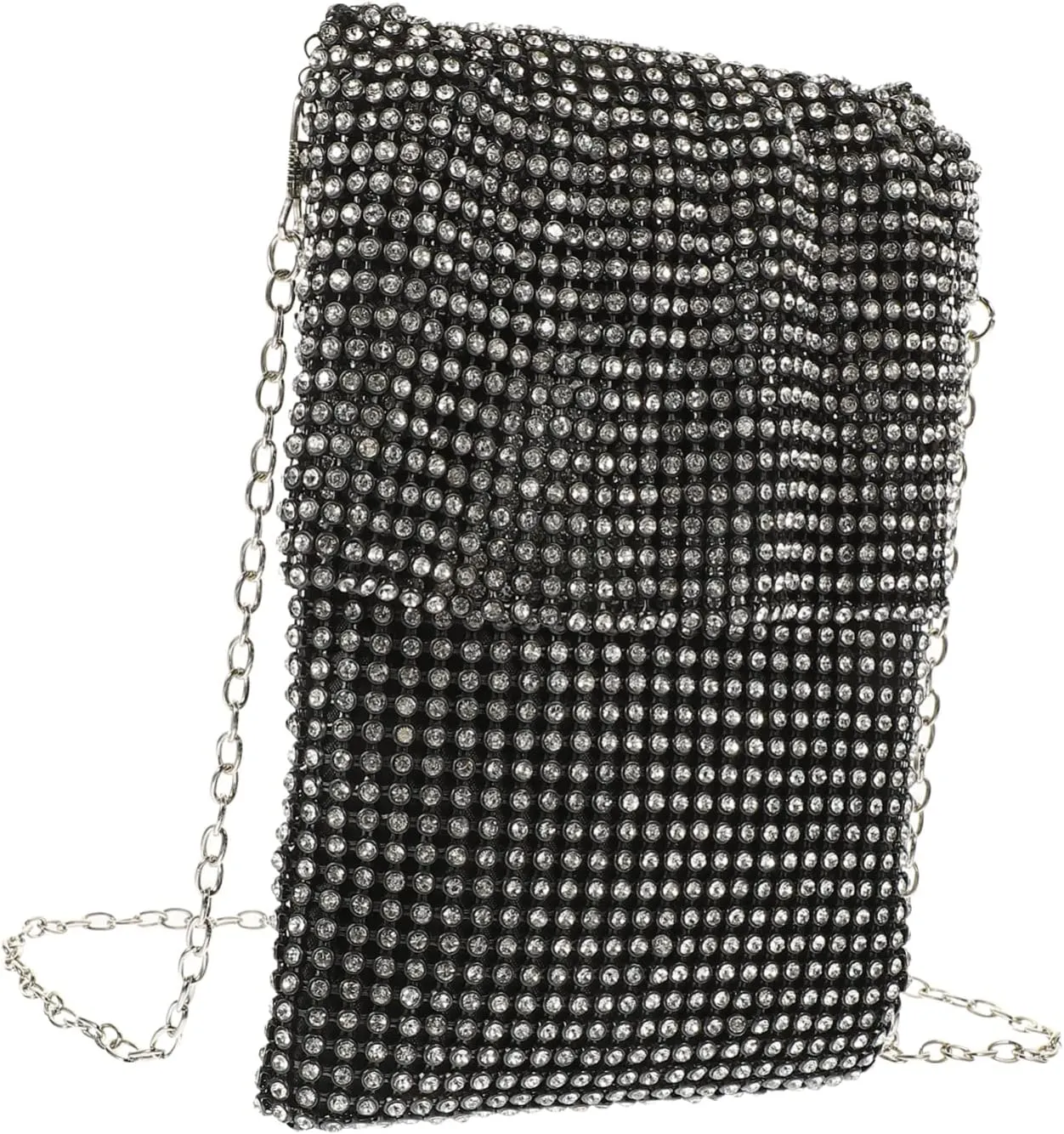 Homoyoyo Ladies Handbags Rhinestone Evening Bag Compact Shoulder Bag for Travel and Everyday Use