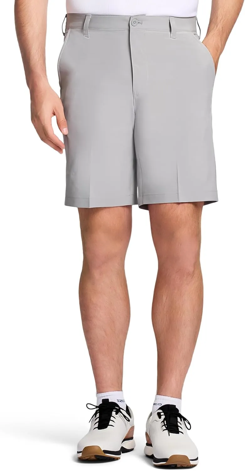IZOD Men's Swingflex Straight-fit Stretch Golf Shorts, 9.5-inch Inseam