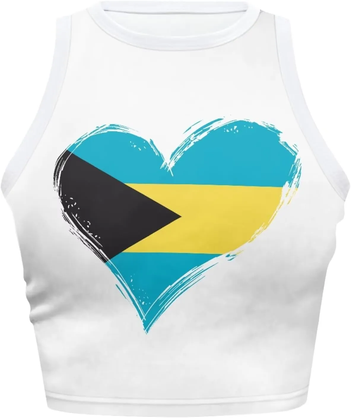 Jamaican Pride Tank Top for Women Jamaican Flag Tank Tops Ethnic Style Casual Basic Tank Crop Tops XS-XXL