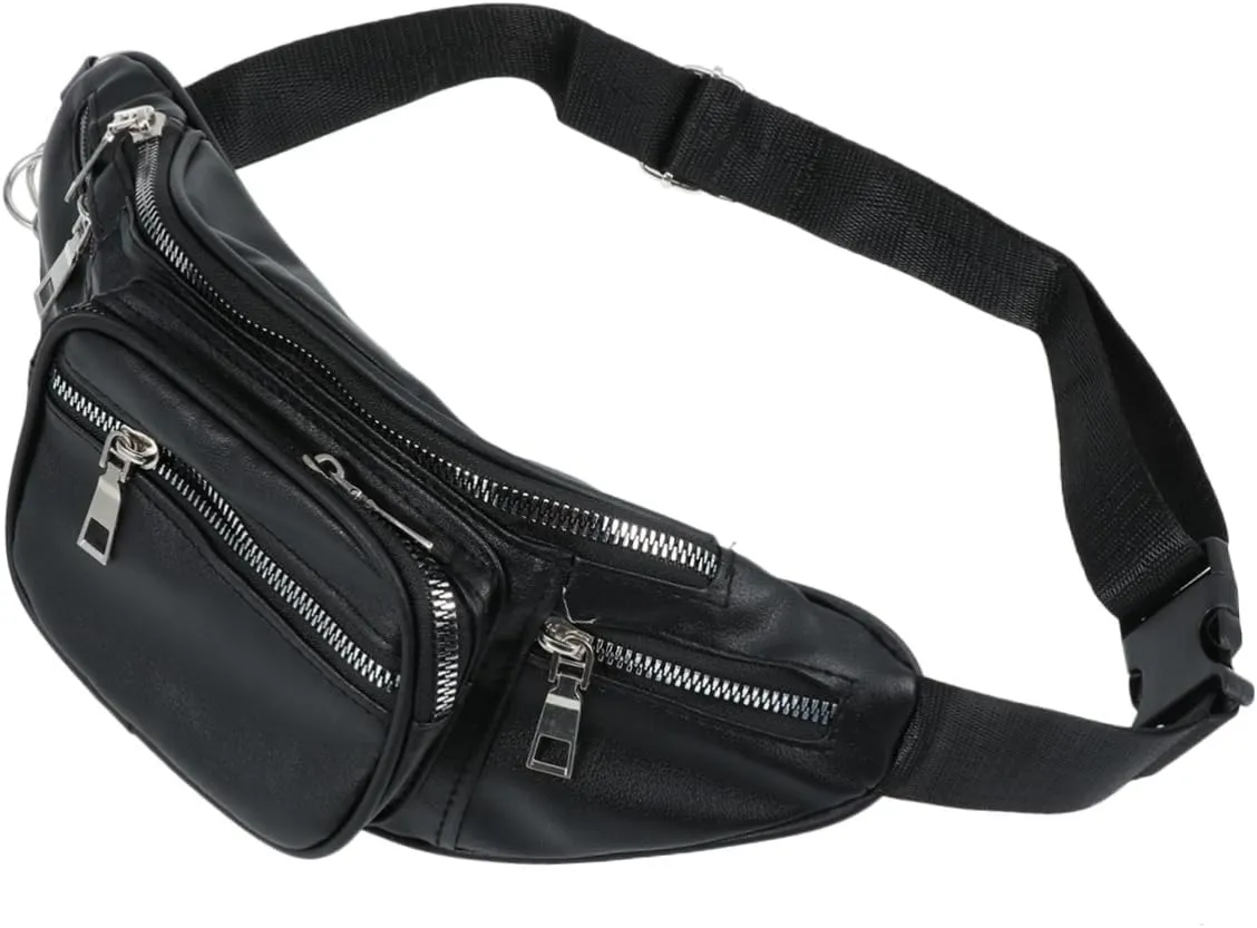 Leather Chain Belt Bag Fashion Waist Pack for Women Compact and Durable for Everyday Use